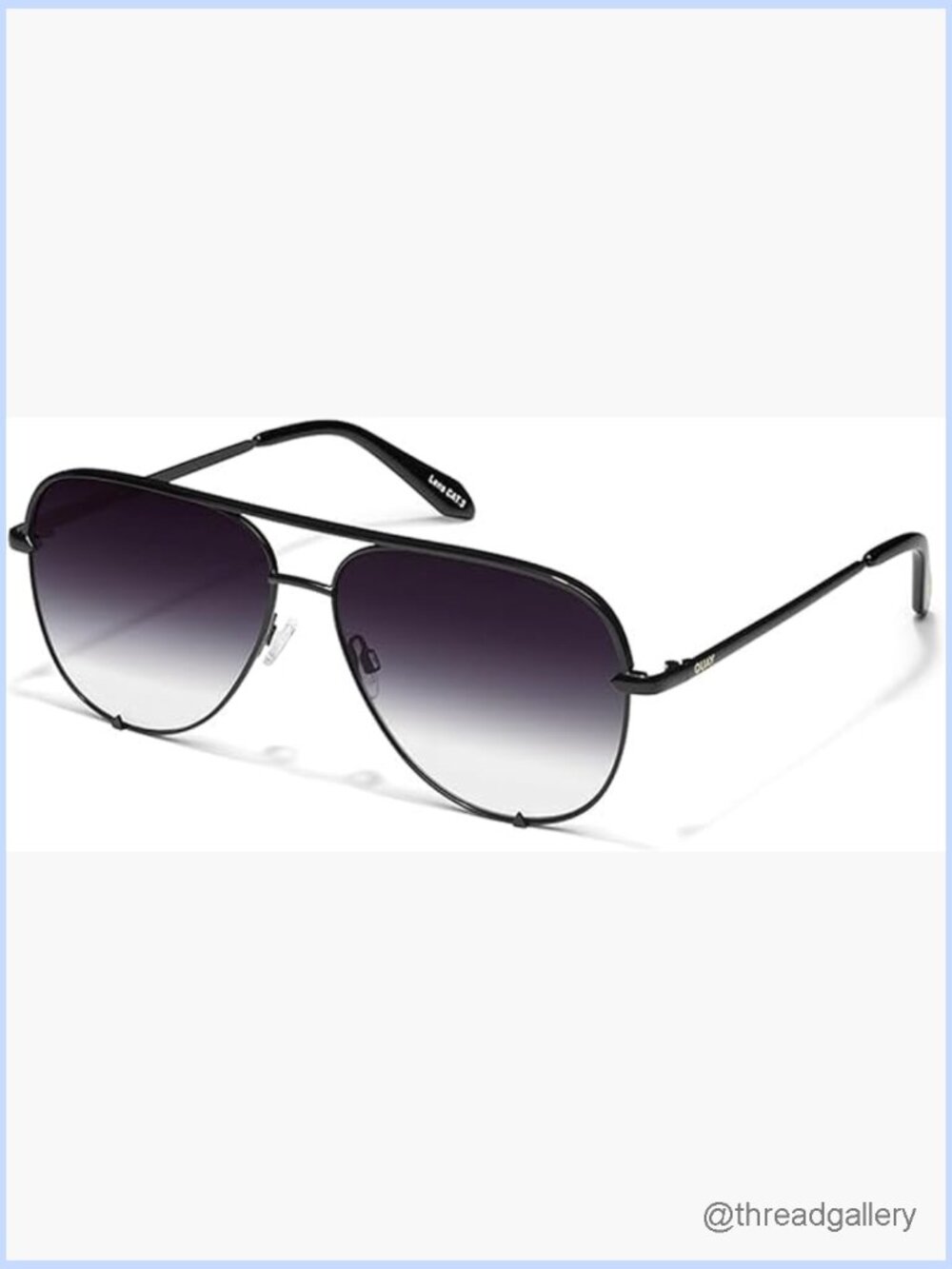 Oversized Aviator Sunglasses, UV Protection, Polarized, Metal Frame, Unisex
